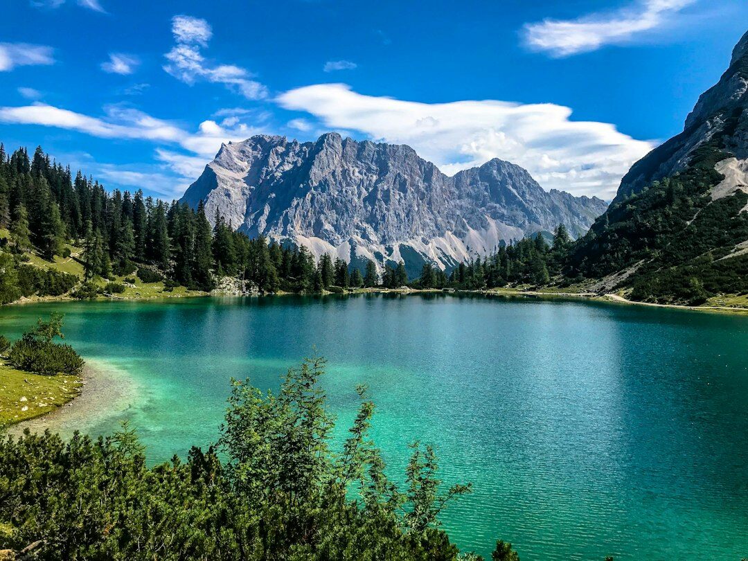 mountain lake landscape